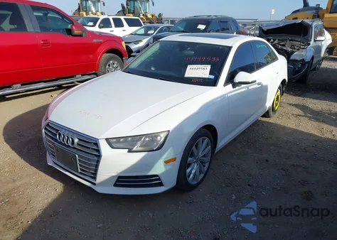 2017 Audi A4 2.0T Premium z USA, uszkodzony, nr VIN WAUGNAF43HN001199